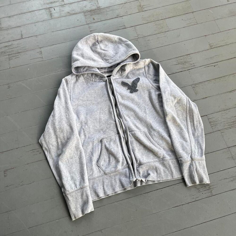 American Eagle Streetwear Y2K Zip Up Hoodie